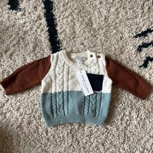 NWT Janie and Jack sweater 0-3m